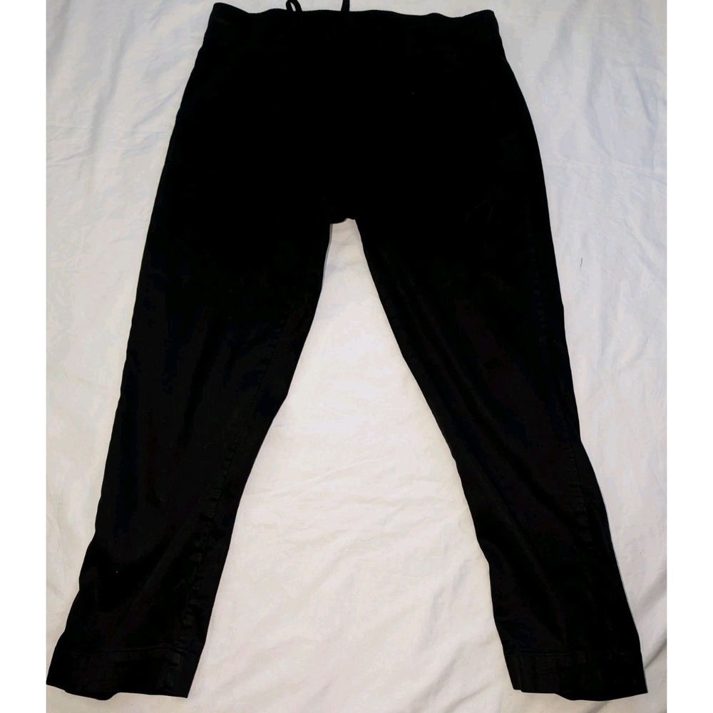Buffalo David Bitton Women's Large‎ Black Elastic Pants With Pockets, Drawstring